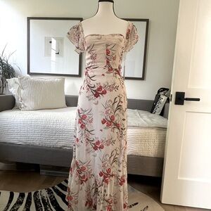 Reformation Butterfly Dress Size 2 Floral